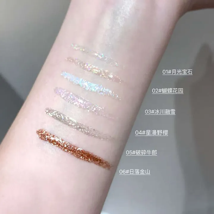 Kelan%20Dai%20Radiant%20Galaxy%20Eyeshadow%20Liquid%20Delicate%20Pearl%20Fine%20Sparkle%20Brightening%20Highlighter%20Aegyo-sal%20Eye%20Head%20Pure%20Desire%20Makeup%20-%20Image%204