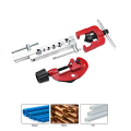 Tube Cutter Flaring Tool Kit Tube Expander Cutter Reamer Device for Copper Tube Flaring Tools Easy Install Easy to Use. 