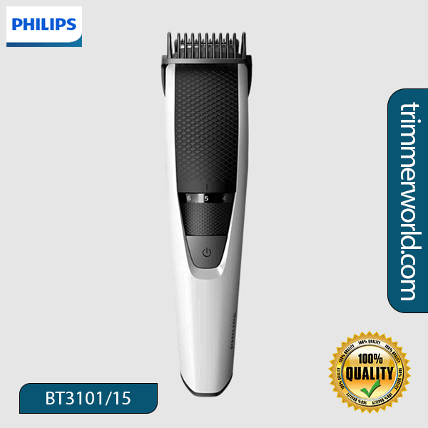 PHILIPS BT3101/15 Lift & Trim Tech, 30% Faster, Effortless Even Waterproof Beard Trimmer 45 min Runtime 10 Length Settings