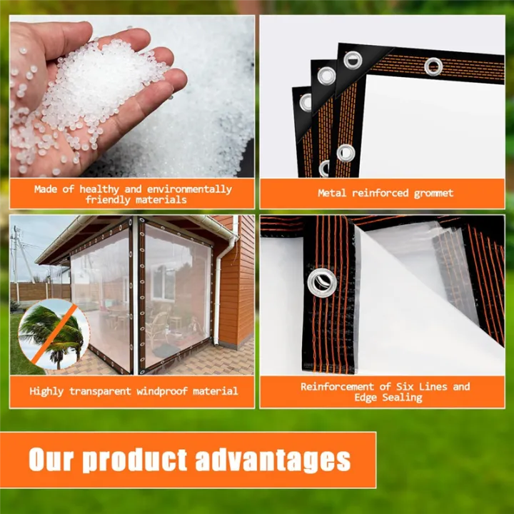 Clear%20Waterproof%20Tarps%20Heavy%20Duty%20Outdoor%20Garden%20Rainproof%20Covering,%20-%20Image%204
