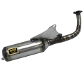 Ktteay Motorcycle Exhaust Pipe V8 Large Displacement for Jog V8 Exhaust System Modified Exhaust Pipe. 