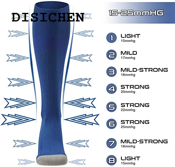 DISICHEN%20High%20Quality%20Stockings%20Thigh%20Compression%20New%20High%20Outdoor%20Pattern%2020-30%20Tube%20Mmhg%20Socks%20Sports%20Socks%20Men's%20Socks%20For%20Athlete%20-%20Image%202