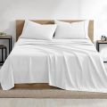 White Cotton Bedsheet Medium Size (182cm x 285cm). 