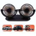 63HD 3 Gears Mini Cooling Portable Auto Electric Dual Head Fan for Car. 
