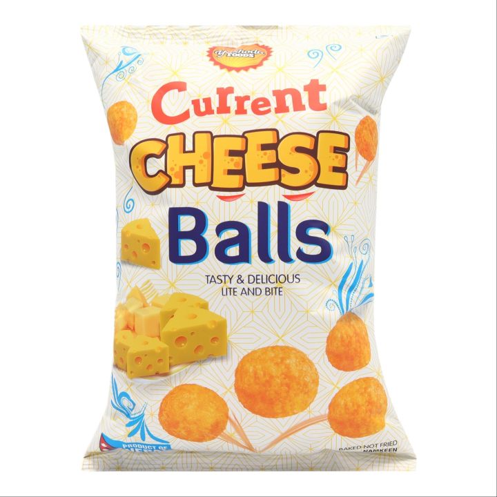 Current Cheese Balls 60 Gm- Tasty Delicious Lite and Bite (Pack of 8)