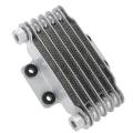 OUMERY Motorcycle Engine Cooling Radiator 85Ml Universal Silver Aluminum for 100Cc-250Cc Motorcycle Dirt Bike Atv. 