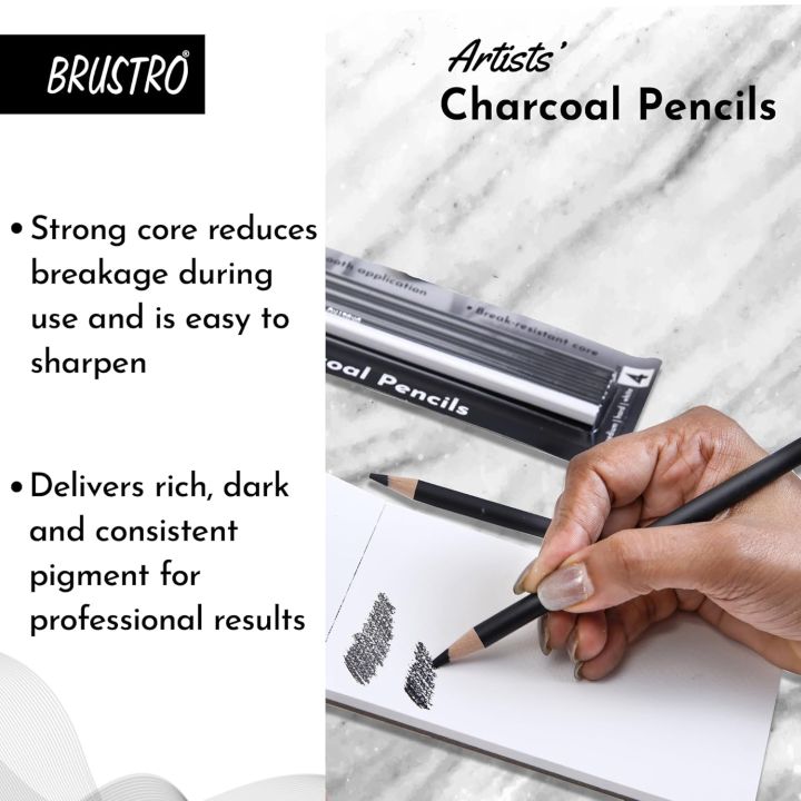 BRUSTRO%20Artists%20Charcoal%20Pencil%20-%20Set%20of%204%20(3%20Black%20Shade%20-%20Soft,%20Medium,%20Hard%20and%201%20White%20-%20Medium)%20-%20Image%204