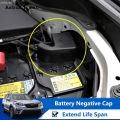 MRK3C Ashunqiwen 【Shop the Latest Trends】Qhcp Engine Negative Terminal Cap Cover Flame Retardant Protection Lid Black Fit For Subaru Forester 2019 Auto Accessory. 