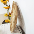 ARELENE 8 Pack Bamboo Paper Plate Holders, 10 Inches Reusable for Dinner Plates Hand Woven Wicker Paper Plate Baskets. 