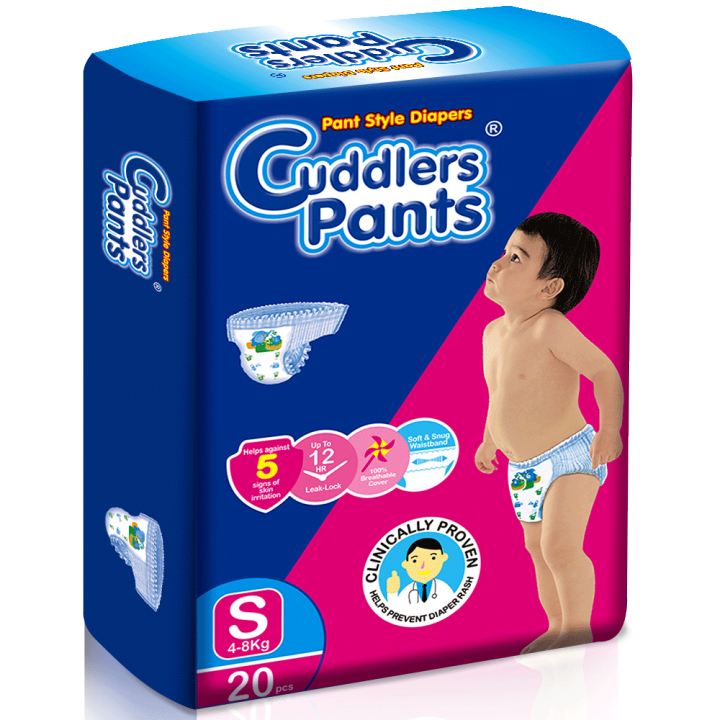 Cuddlers Diaper Small 20 Pcs (4-8kg)