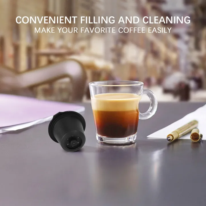 6%20Reusable%20Capsules%20Refillable%20Coffee%20Capsule%20Filter%20Compatible%20with%20coffee%20machines%20with%20Coffee%20Spoon%20brush%20(6,%20Black)%20-%20Image%204