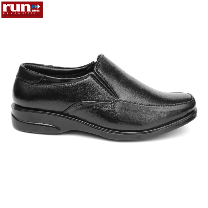 Run%20Shoes%20%20Black%20Leather%20Plain%20Slip-on%20Official%20/%20Formal%20Shoe%20For%20Men%20(1560)%20-%20Image%203
