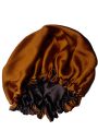 Satin Silk Bonnet / Sleeping Cap For Hair Protection [ Unisex ]. 