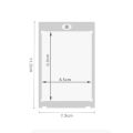 New Acrylic Card Holders Transparent Magnetic Card Storage Box Display 35PT Trading Cards Sleeves Card. 