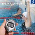 Waterproof Stopwatch Digital Handheld Lcd Timer Chronograph Sports Counter. 