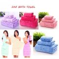 3 Piece Baby Bath Towel Set. 