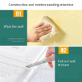 20Pcs 3D Wall Stickers Brick Self Adhesive Wallpaper Panels Home Decor Sticker,35x35cm ,A. 
