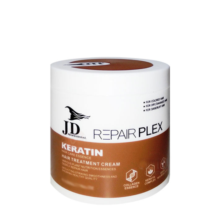 JD Professional Repair Plex Keratin Hair Treatment Cream - 1000 ml