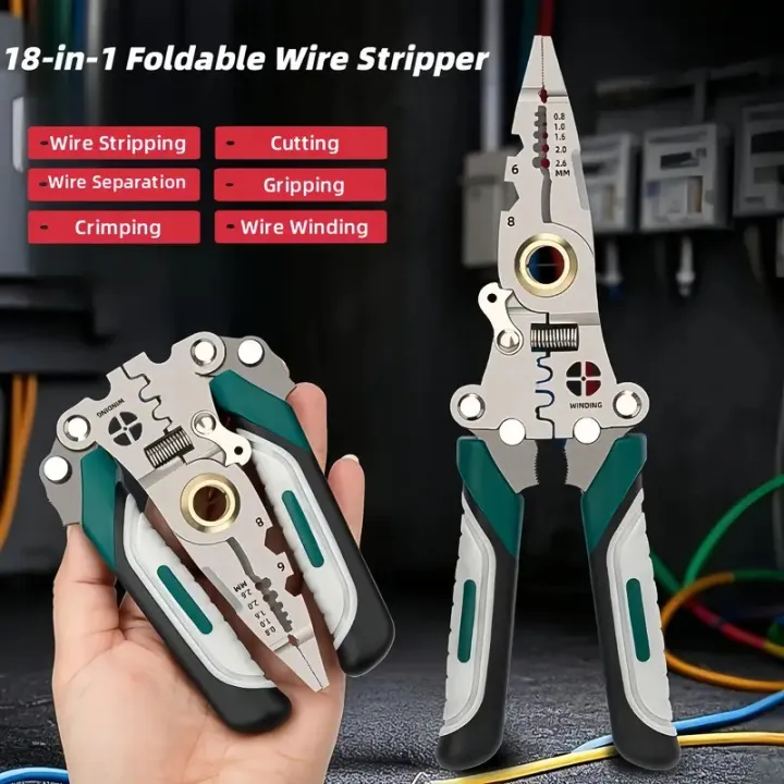 Foldable%20Multifunctional%20Wire%20Stripper%20Pliers%20%20Electrical%20Crimping%20Tool%20%20Cuts,%20Strips%20&%20Presses%20Wires%20-%20Image%203