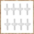 40 Pcs 1/4Inch Check Valve 6mm PVDF One Way Valve Inline Check Valve Non Return Check Valve for Fuel Gas Liquid Air. 