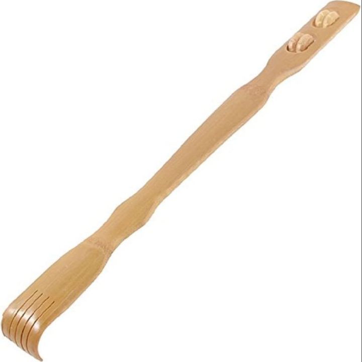 Bamboo Wood Back Scratcher - Self-Massage and Rolling Massage Tool