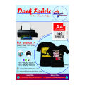 Dark Fabric Heat Transfer Paper [A4 Size] (100 Sheet). 