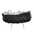 Black/White Bordered Nylon Volleyball Net. 