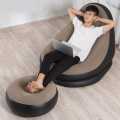 Air Sofa 2in1 Air Sofa Inflatable Air Sofa With Air Pump Ultra Lounge Chair | Inflatable Sofa WIth Foot Rest By Hajurko Online. 