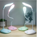 Study lamp Rechargeable Led Touch On Off Switch Student Study Reading Dimmer Led Table Lamps White Desk Light Lamp (Assorted Color). 