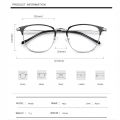 Business Blue Ray Blocking Metal Glasses,Men Women Anti Blue Light Computer Goggles,Myopia Prescription Glass Frames F4908. 