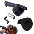 BBQ Fan Air Blower Fast Fire Starter Portable Mini Manual Hand Crank for Outdoor Picnic Camping Cooking Barbecue Charcoal Grills Stove Accessories. 