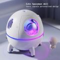 Mini Space Capsule Humidifier - 220ml USB, Night Lights, Astronaut Design. Ideal for Bedroom, Office, Car. Perfect Gift for Kids and Friends. 