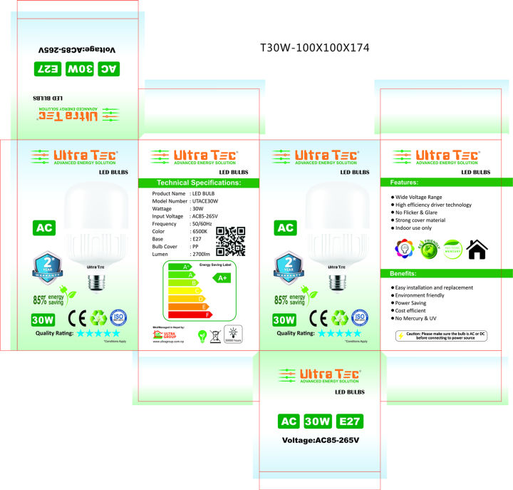 ULTRA%20TEC%20LED%20Light%20Bulb%2030W-AC%20E27%20-%20Image%202