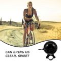 Retro Metal Bicycle Alarm Bell Black Silver Double-sided Retro Bells Loud Horn Cycling Handlebar. 