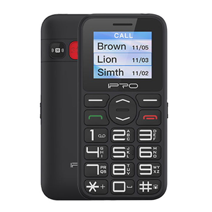 IPRO F183 Big Sound 800mAh Battery SOS Button Elderly WCDMA GSM Cell Phone
