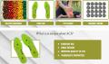 Magnetic Acupressure Insoles, 1 Pair Thin Soles with Magnetic Pressure Points Cuttable Foot Massage Inserts, Foot Therapy Reflexology Pain Relief Shoe Insoles. 