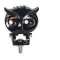 Owl Shape LED Fog Light for Car Vehicle ABS+PC Material 6W Power 12V Voltage Black. 
