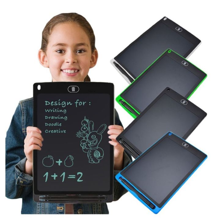 LCD Writing Tab, Lock Electronic Writing Board, Portable Handwriting Notepad with stylus for Kids and Adults at Home, School and Work Office.