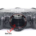 Oufeiton River Prawn Fishing Trap Portable Heavy Duty Fishing Bait Trap with Fine Mesh Ideal for Catching River Prawn Shrimp Crawfish Eel Loach. 