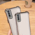 Transparent Electroplated Phone Case for Vivo Y20 Y20i Y20S G Y12S Y20A Y12A Y3S Vivo 2026 V2029 V2038 V2044 V2033 V2042 V2069 V2039 V2068 Anti Fall Lens All Inclusive. 