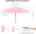 Mini Windproof Folding Travel Sun & Rain Compact Portable for Women Men Multiple Colors Umbrella. 