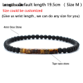 DISICHEN Original New Minimalist 4mm Bead Bracelet Unisex Emperor Onyx Small Stone Braclet Meditation Yoga Strand Braslet Couple Brazalete Pulsera. 