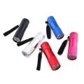 Waterproof Detection Light Invisible Ink Marker UV Torch 9 LED Flashlight Purple Light Ultra Violet. 