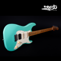 Jet Guitars JS 400 SFG HSS Roasted Maple Sea Foam Green w/ Gigbag. 