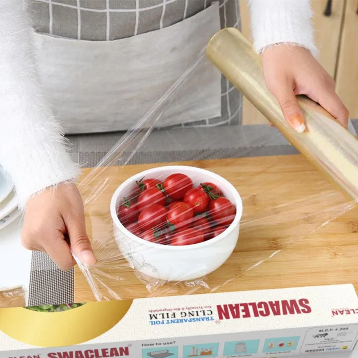 Biocare%20Cling%20Film%20Plastic%20Multipurpose%20Food%20Wrap%20Roll%20450gm%20-%20Image%203