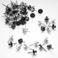 60Pack Silver Double Headed Picture Hanging Nails, Picture Nails, Tacks for Wall Hangings, Wall Pins for Hanging Easy Install Easy to Use. 