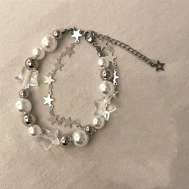 Star%20Bracelet%20Girl%20Pentagram%20Pearl%20Beaded%20Bangle%20For%20Women%20Vintage%20Bracelet%20MNP%20-%20Image%205