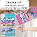 Japanese Camphor Pill Wardrobe, Living Room, Kitchen, Moldy, Mosquitoes, Household Dormitory Clothes, Deodorization, Fragrance. 