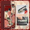 Kickstand Back Cover Phone Case For Samsung Galaxy Xcover4/SM-G390 Soft case Lanyard Silicone fashion ring Anti-knock. 