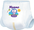 Nyano Jumbo Premium Baby Diaper M50 (7 - 12 kgs). 